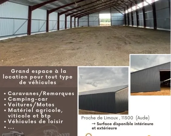 Stockage, hivernage vehicules