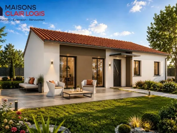 Tullins - Maison de plain-pied 3 chambres sur 685 m² plat, au calme et hors lotissement