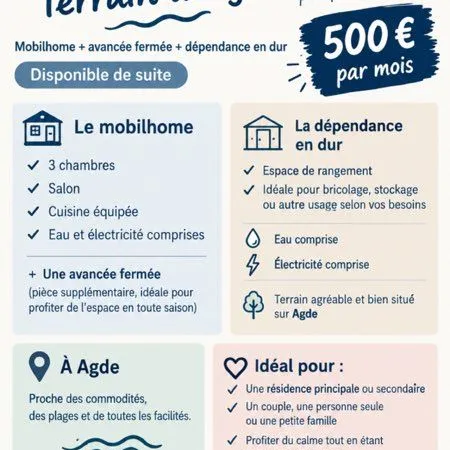 Terrain à louer