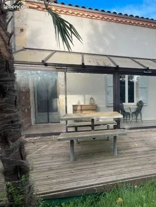 À LOUER - Maison T3 de 100 m² avec jardin de 350 m², véranda et parking - Condom (32100