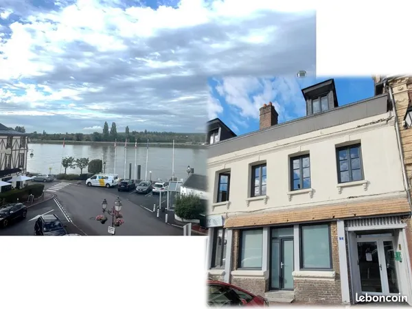 Appartement de charme sur 3 niveaux - Vue sur Seine - La Bouille - Disponible immédiatement