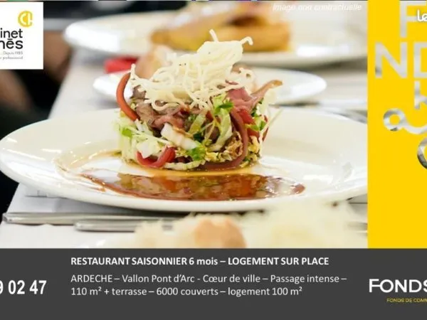 Fonds de commerce restaurant 249 m²