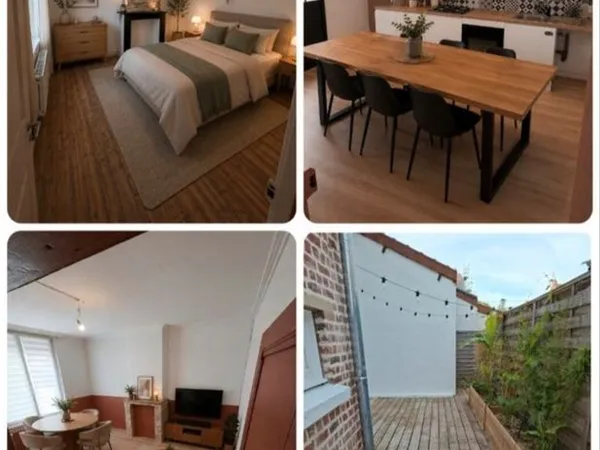 Maison 3 chambres, on pose les meubles