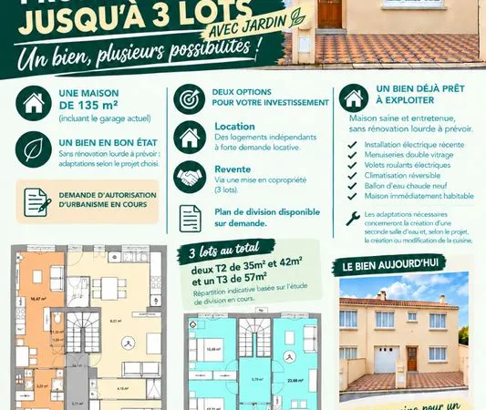 Maison 7 pièces Idéal Investisseurs