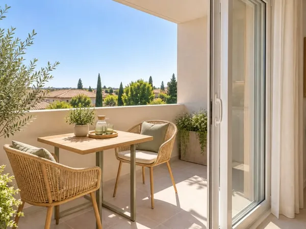 DERNIER ETAGE - T2 de 40m² exposée OUEST avec parking