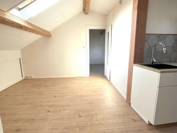 Appartement T2 rénové - 33 m² Carrez (46 m² utiles) - Dernier étage