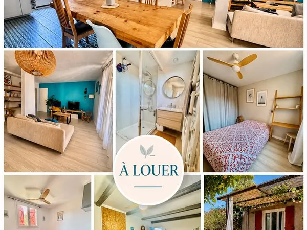 Maison meublée 3 ch. + piscine - Sept. à juin - La Garde