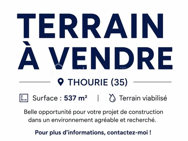 Terrain 537 m²