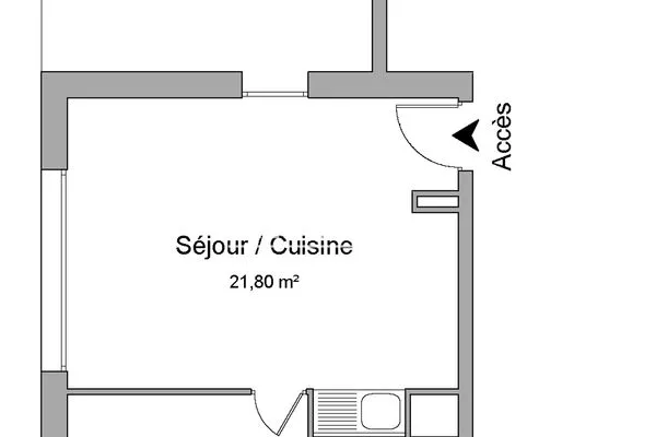Appartement 2 pièces 36 m²