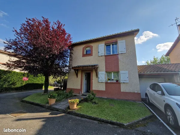 Maison t4 - 3 chambres - jardin - garage 2 voitures - toulouse