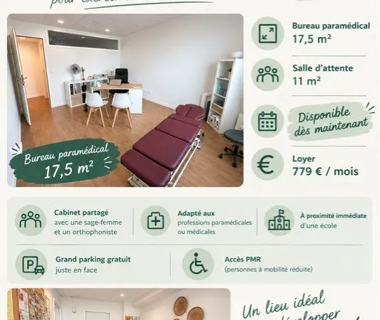 Location local médical/paramedical
