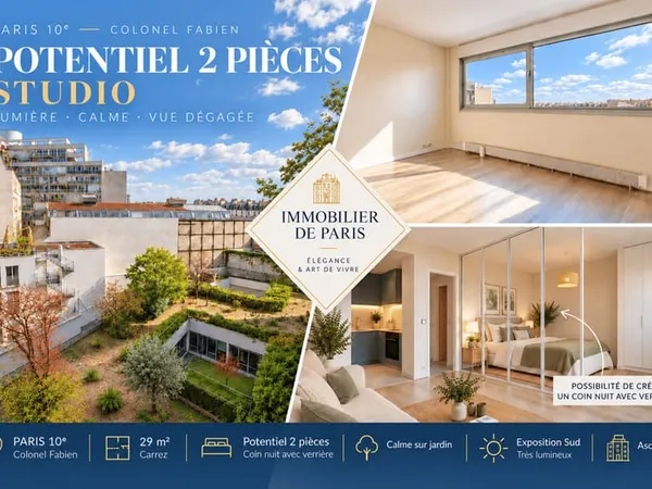 Appartement 1 pièce 29 m²