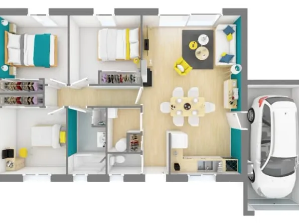 Maison neuve 4 pièces 73 m²