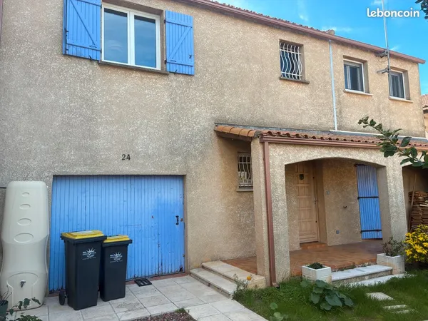 Colocation à l'année avec chambres meublées tout compris avec jardin, parking, climatisation