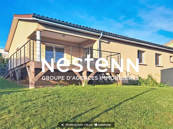 A Vendre - Maison de plain-pied sur 730 m² de jardin - Flacé lès Mâcon (71000)