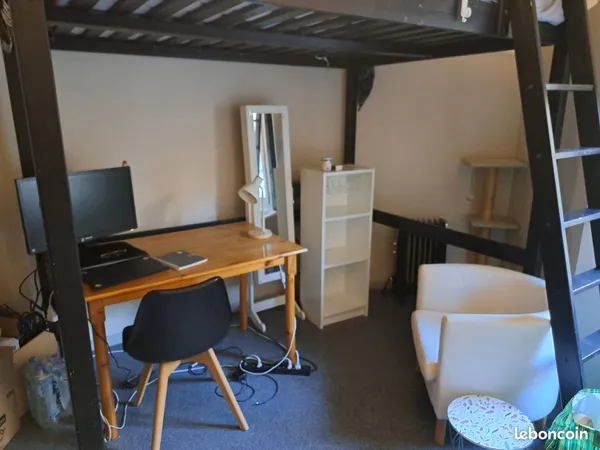 Studio ETUDIANT 19m² rue de la Madeleine - Jean Macé
