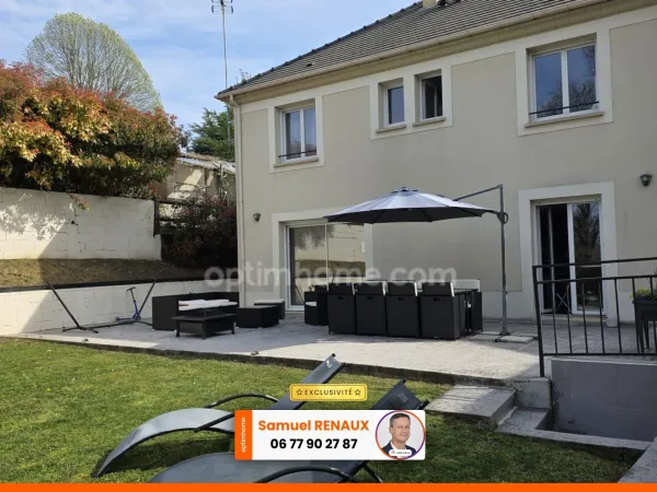 NOISEAU- Proche Coulée Verte - Maison contemporaine de 145 m² - 5 chambres avec sous-sol total sur u