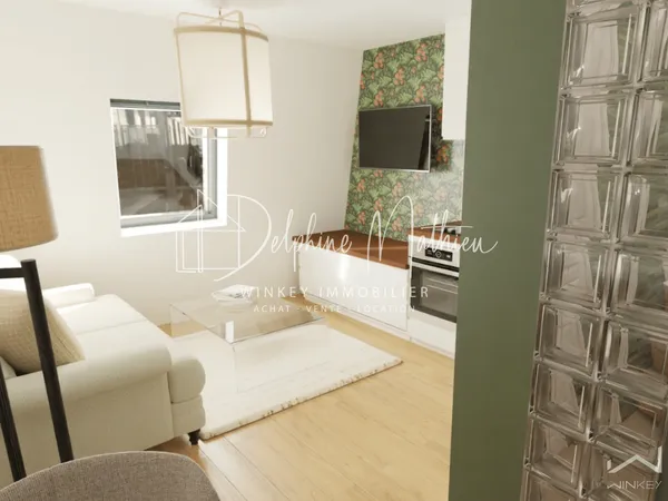 Appartement 1 pièce 19 m²