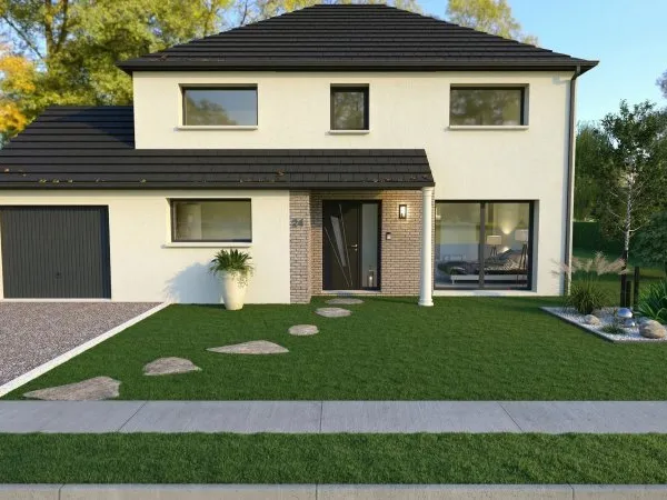 Terrain + maison 128 m²