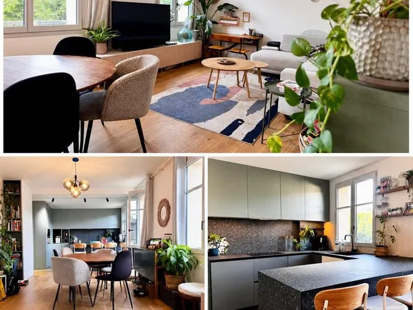 Appartement T3 possible T4 rénové Horloge Tassin