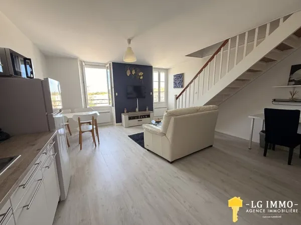 APPARTEMENT 50 M2, 2 CHAMBRES, CENTRE-VILLE, COMMERCES À PIE