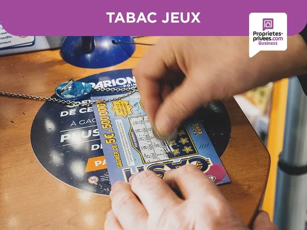FONDS DE COMMERCE TABAC PRESSE LOTO ALIMENTATION