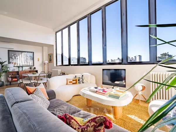 Boulogne Nord - Maison Art Déco - Terrasse et vue.