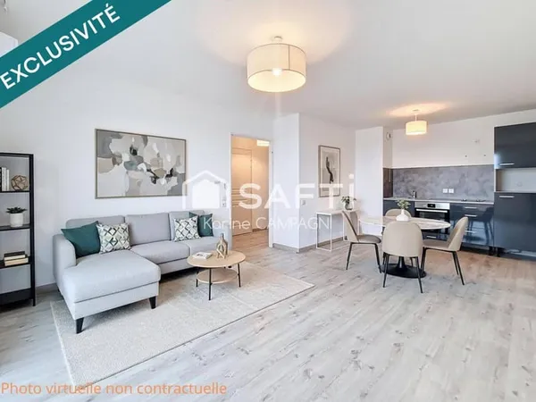 Appartement 2 pièces 52 m²
