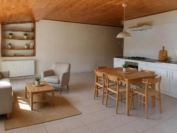 T2, 56m2, jardin, vue, 1450 m2, 2 stationnements