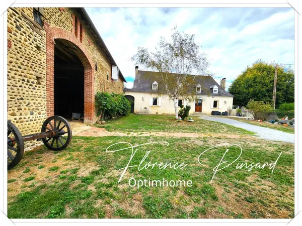 Maison 7 pièces et grange en pierres