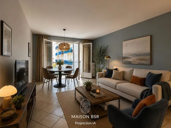 Appartement Nantes 4 pièces 76 m2 avec balcon et parking.