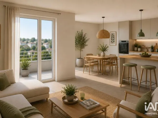 Appartement 3 pièces 62 m²