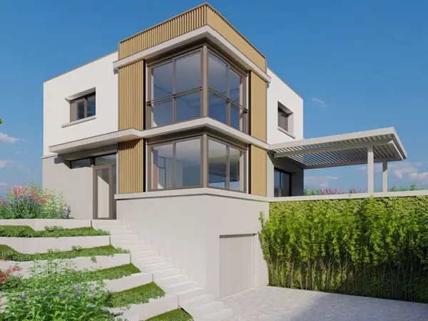Terrain + PC maison d'architecte
