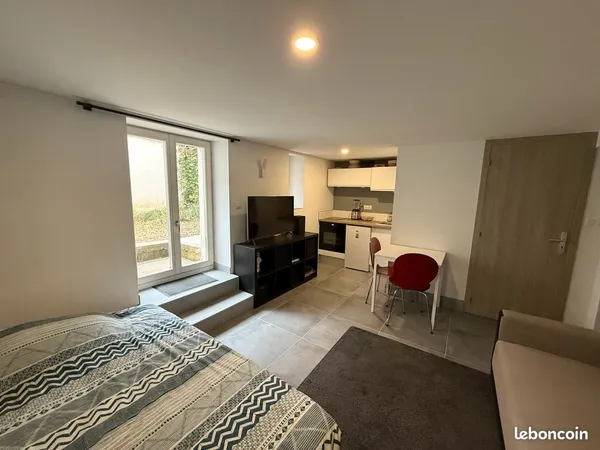 Studio meublé avec jardin privatif ARTEM
