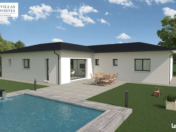 Projet de construction d'une maison 128.47 m² avec terrain à DIEULIVOL (33)