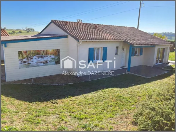 Maison avec très belle vue 2 chambres et 1 salle de sport