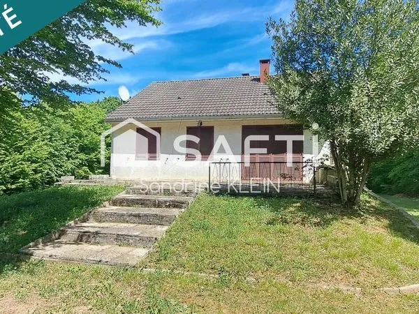 Pavillon, 4 pièces avec sous sol total et terrain de 3080 m²