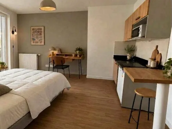 Studio 1 pièce 23 m²