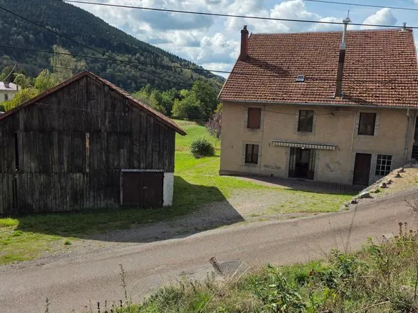 Hautes vosges - bussang ferme composee de 3 appartement et 4 hectares de terres entierement libres