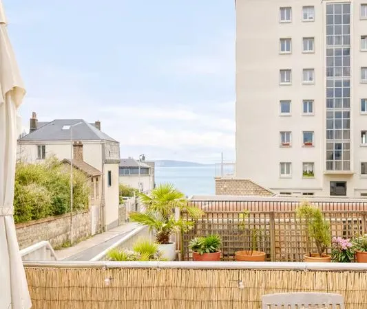 Appartement meublé 75 m² à Sainte-Adresse - Vue mer, terrasse et jardin privatif