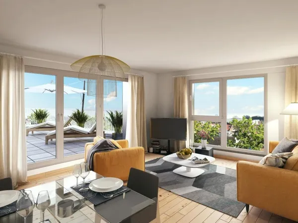 2 PIÈCES de 46m² + BALCON + PKG(s)