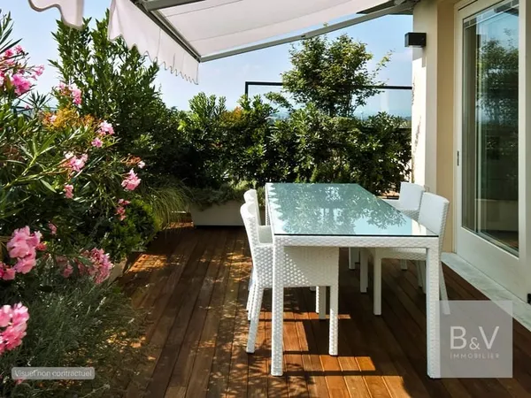 Appartement 3 pièces de 60 m² avec terrasse de 19 m² et vue mer