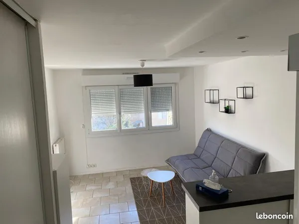 Studio meublé ensoleillé
