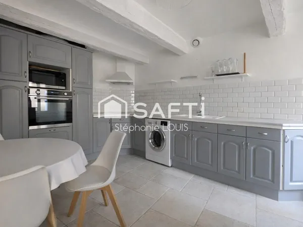 Maison de village + T2 indépendant et cave de 40m2
