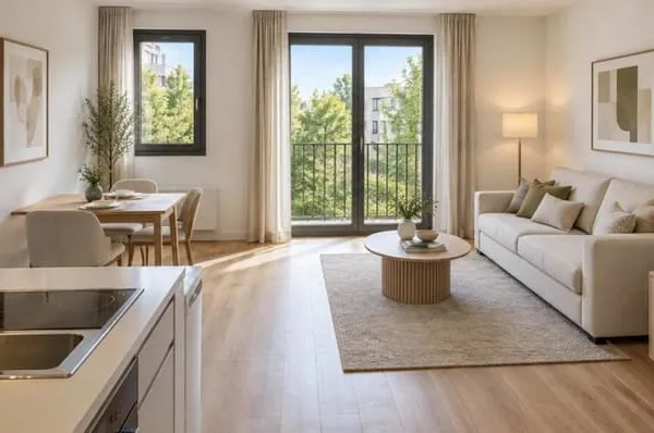SUPERBE STUDIO  RER A À 6 MIN À PIED  PIÈCE DE VIE D'ENVIRON 23 M²