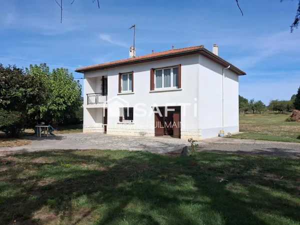Secteur Villeneuve sur Lot, maison 80m² à vendre.