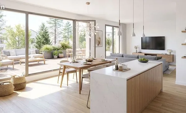 Appartement - 1 pièce - Laval au coeur de l'écoquartier Ferrié