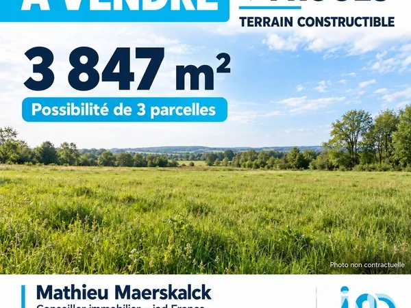 Terrain 3847 m² Fruges