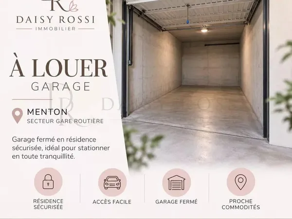 GARAGE FERMÉ À LOUER - CAGNES-SUR-MER