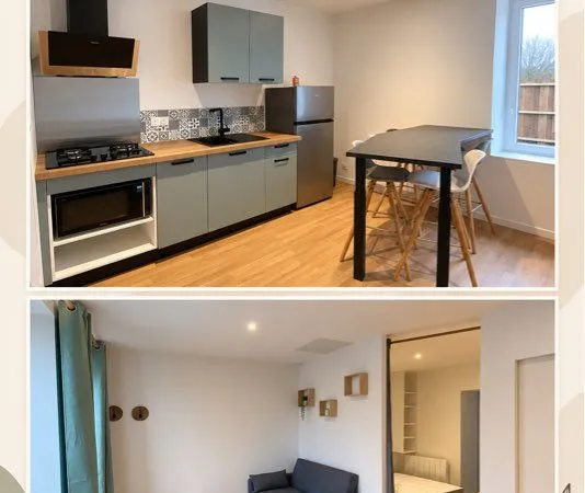 Appartement meublé de 29 m² - DISPO À L'ANNÉE